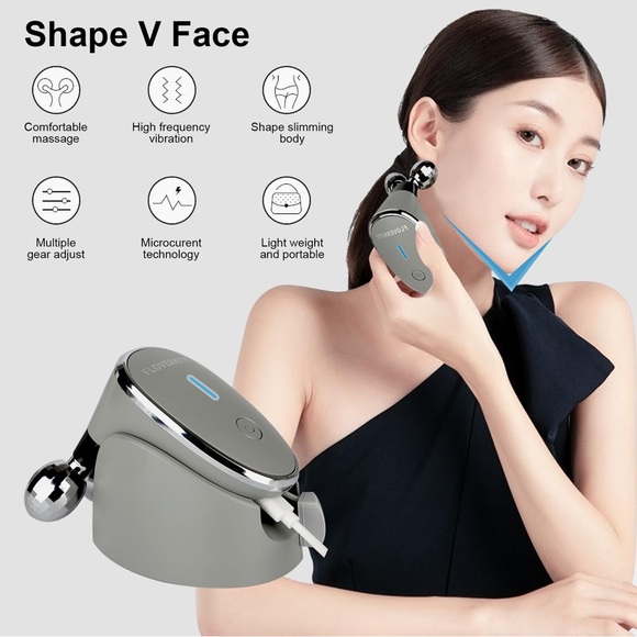 Microcurrent Facial-Roller Wrinkle Removal Anti-Aging Face Lifting, Fine Lines - Picture 2 of 14